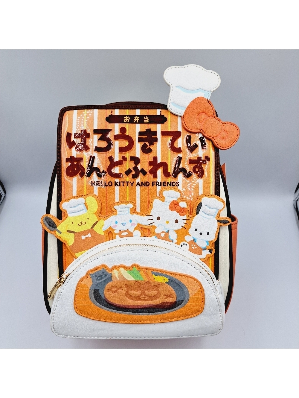 Sanrio Hello Kitty Bento Box Mini Backpack & Charms Kawaii Japanese Cute School